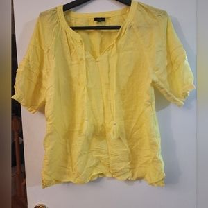 TALBOTS LINEN BLOUSE
